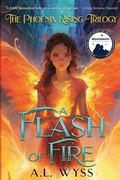 Cover: A Flash of Fire - Carnelian & Quills Publishing