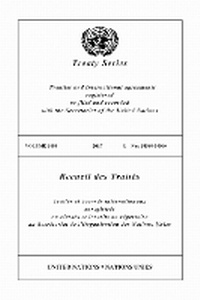 Abbildung von: Treaty Series 3195 (English/French Edition) - United Nations