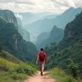 Cover: A Journey of Tranquility: My Time with a Buddhist Colony in Thailand - Michael Inman