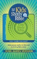 Cover: KJV Kids Study Bible (Flexisoft, Green/Blue, Red Letter) - Hendrickson Publishers
