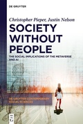 Cover: Society Without People - De Gruyter