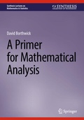 Cover: A Primer for Mathematical Analysis - Springer