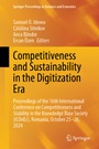 Cover: Competitiveness and Sustainability in the Digitization Era - Springer