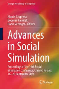 Enlarge image Cover: Advances in Social Simulation - Springer