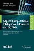 Cover: Applied Computational Intelligence, Informatics and Big Data - Springer