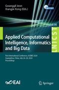 Cover: Applied Computational Intelligence, Informatics and Big Data - Springer
