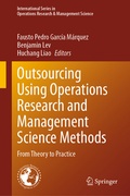 Cover: Outsourcing Using Operations Research and Management Science Methods - Springer