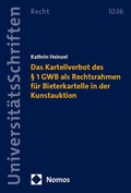Abbildung von: Das Kartellverbot des § 1 GWB als Rechtsrahmen für Bieterkartelle in der Kunstauktion - Nomos