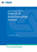 Cover: Englisch f&uuml;r deutschsprachige Autoren - tcworld