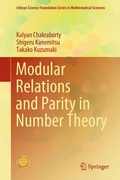 Cover: Modular Relations and Parity in Number Theory - Springer