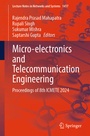 Cover: Micro-electronics and Telecommunication Engineering - Springer