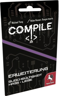 Abbildung von: Compile - Gleichgültigkeit * Hass * Liebe [Erweiterung] - Pegasus Spiele GmbH