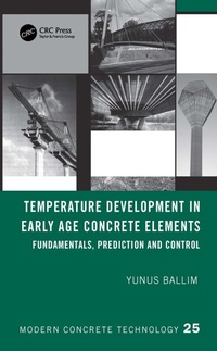 Enlarge image Cover: Temperature Development in Early Age Concrete Elements - CRC Press