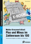 Cover: Mathe-Kreuzwortr&auml;tsel: Plus und Minus ZR bis 100 - Persen Verlag
