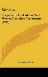 Enlarge image Cover: Simson - Kessinger Publishing