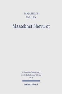 Enlarge image Cover: Massekhet Shevu?ot - Mohr Siebeck