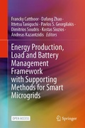 Cover: Energy Production, Load and Battery Management Framework with Supporting Methods for Smart Microgrids - Springer