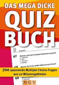 Abbildung von: Das mega dicke Quizbuch (rot) - Naumann & Göbel