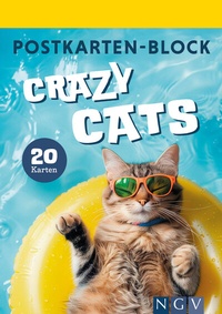 Abbildung von: Postkartenblock Crazy Cats - Naumann & Göbel