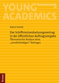 Bild: Der Schiffsinstandsetzungsvertrag in der öffentlichen Auftragsvergabe - Tectum Wissenschaftsverlag