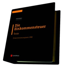 Abbildung von: Die Einkommensteuer (EStG 1988) Band I - Texte - LexisNexis ARD ORAC