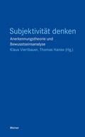 Cover: Subjektivit&auml;t denken - Meiner