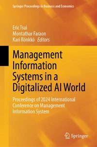 Enlarge image Cover: Management Information Systems in a Digitalized AI World - Springer Nature Switzerland AG