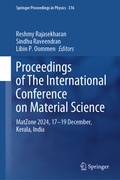 Cover: Proceedings of The International Conference on Material Science - Springer