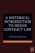 Bild: A Historical Introduction to Indian Contract Law - Routledge India
