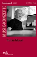 Cover: Tristan Murail - Edition Text + Kritik