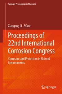 Abbildung von: Proceedings of 22nd International Corrosion Congress - Springer