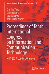 Abbildung von: Proceedings of Tenth International Congress on Information and Communication Technology - Springer