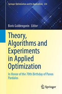 Abbildung von: Theory, Algorithms and Experiments in Applied Optimization - Springer