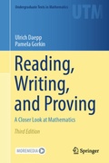 Cover: Reading, Writing, and Proving - Springer