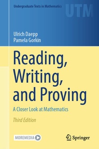 Enlarge image Cover: Reading, Writing, and Proving - Springer