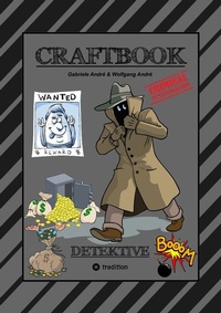 Abbildung von: CRAFTBOOK - 120 SEITEN KRIMI MOTIVE - DETEKTIVE - KNIFFLIGE RÄTSEL - GAUNER - GANGSTER - POLIZISTEN - POLIZEIHUND - FAHRZEUGE - TRESOR - HÄFTLINGE - tredition