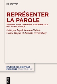 Abbildung von: Représenter la parole - De Gruyter