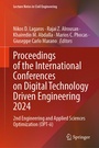 Cover: Proceedings of the International Conferences on Digital Technology Driven Engineering 2024 - Springer