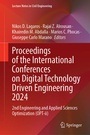 Cover: Proceedings of the International Conferences on Digital Technology Driven Engineering 2024 - Springer