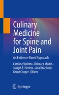 Cover: Culinary Medicine for Spine and Joint Pain - Springer