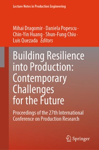 Enlarge image Cover: Building Resilience into Production: Contemporary Challenges for the Future - Springer