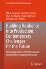 Cover: Building Resilience into Production: Contemporary Challenges for the Future - Springer