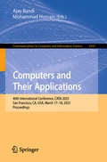 Cover: Computers and Their Applications - Springer