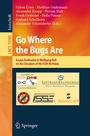 Cover: Go Where the Bugs Are - Springer