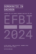 Cover: Demokratie in Sachsen - edition &uuml;berland Verlagsgesellschaft mbH