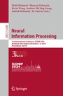 Cover: Neural Information Processing - Springer Nature Switzerland AG