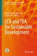 Cover: LCA and TEA for Sustainable Development - Springer