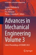 Cover: Advances in Mechanical Engineering Volume 3 - Springer Nature Switzerland AG