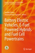 Cover: Battery Electric Vehicles, E-Fuel Powered Hybrids and Fuel Cell Powertrains - Springer Nature Switzerland AG