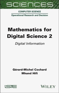 Enlarge image Cover: Mathematics for Digital Science 2 - ISTE Ltd
